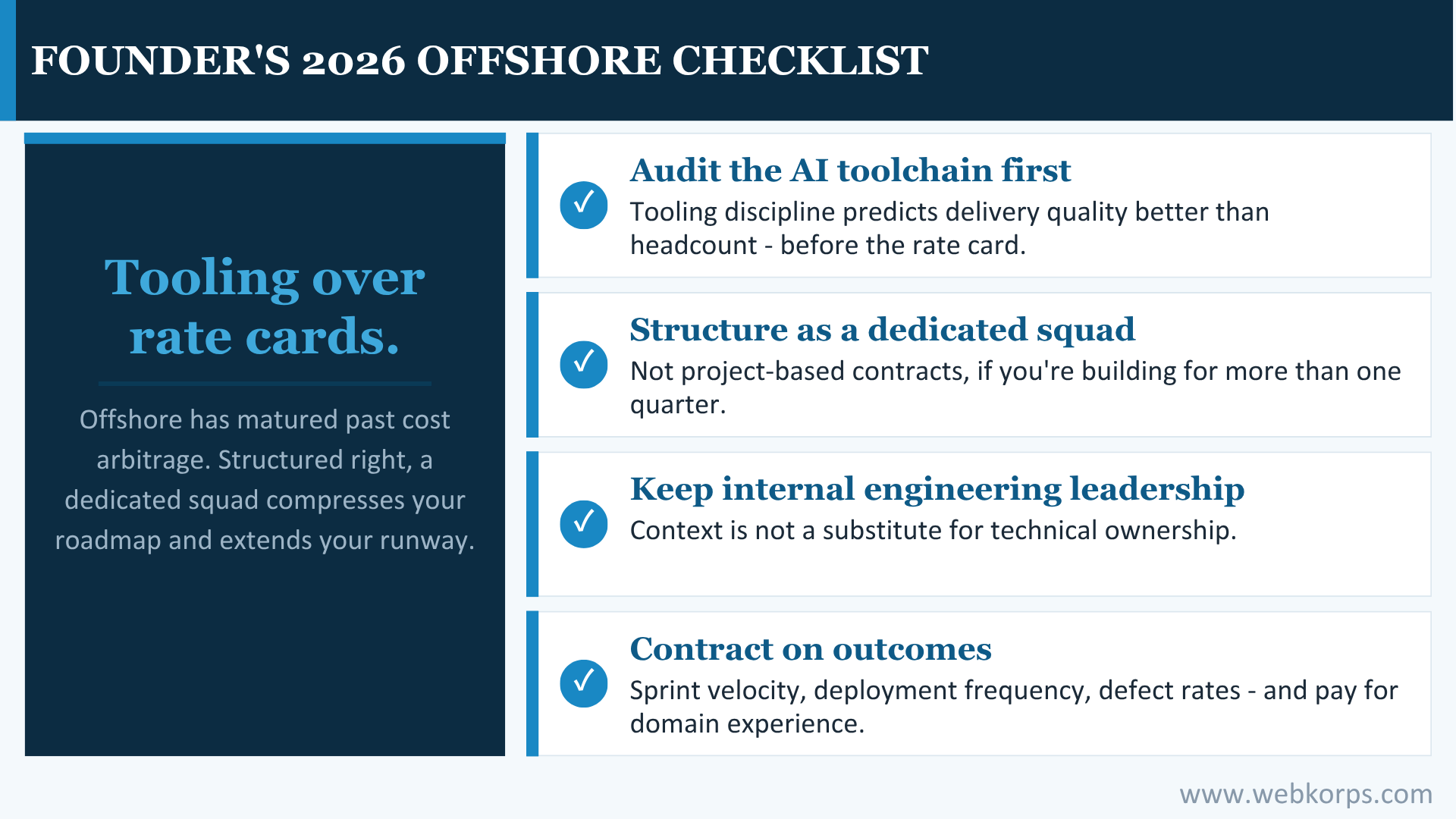 Founders 2026 Offshore Checklist Founder's 2026 Offshore Checklist